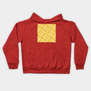 Marigold Geometric Star Kids Hoodie